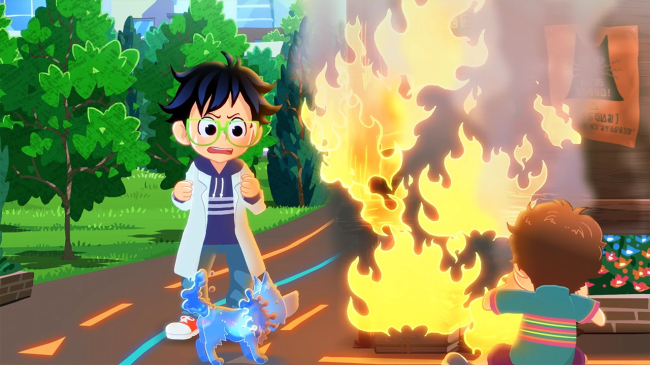 第 2 話「アクロはパートナー」の場面３