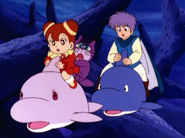 第 63 話 青い海の冒険 ナイトはイルカに乗って 魔法使いサリー 第2期 作品ラインナップ 東映アニメーション